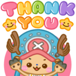 アニメ25周年!飛び出すチョッパースタンプ