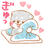 お布団大好き❤️いやしばいぬ❤️黒柴冬