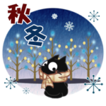 黒ねこの秋・冬便り