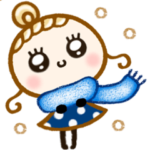 ラフに返せる♡冬スタンプ