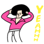 うごくアフロたち☆花くまゆうさく