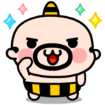 おやじ君の励ますスタンプ