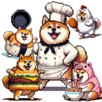 食べるの大好き太っちょ柴犬