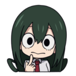 蛙吹梅雨ちゃんのスタンプ