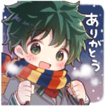 冬のヒロアカスタンプ