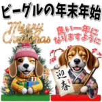 ビーグル犬の年末年始