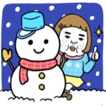 動く！冬の憎めないキャロライン