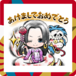 ONE PIECEあけおめスタンプ2025
