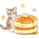 毎日・スイーツいっぱい☆猫たちのスタンプ