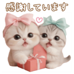 スコティッシュ猫 可愛い冬の思いやり 敬語