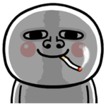 A person with a big round nose