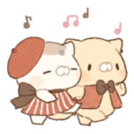 動く♬となりのにゃんこ♡クリーム　４