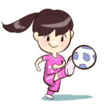 みんな可愛く女子サッカー