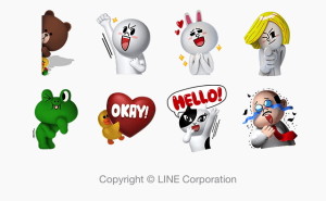 3D LINEキャラクターズ（LINE）2014年7月14日まで