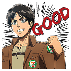 セブン-イレブン限定進撃の巨人スタンプB