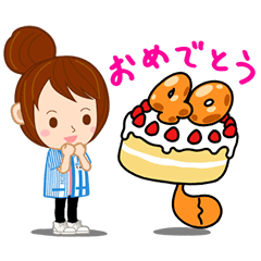 ローソン40周年記念 動くポンタスタンプ