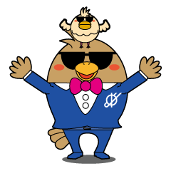 ジャルバードの大学生活応援スタンプ