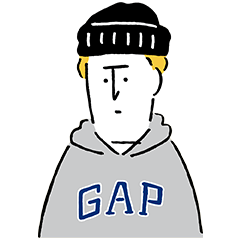 GAP日本上陸20周年記念スタンプ
