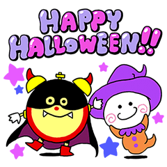 ころりん★ハロウィンキャラクタースタンプ