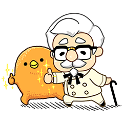 KFC×もふ屋 コラボスタンプ