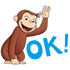 おさるのジョージ×ブラザースタンプ