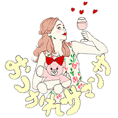 サマンサタバサ公式オリジナルスタンプ