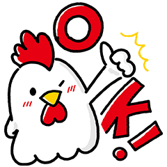 からあげクン30周年記念スタンプ