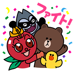リンゴキッド×LINEキャラクターコラボ