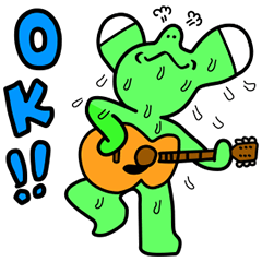 みうらじゅんの汗だくスタンプ