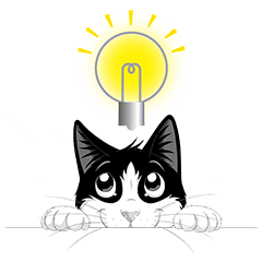 フィリックス「デキるネコさん」スタンプ