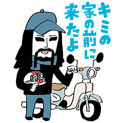 Honda×金爆 原付スタンプ