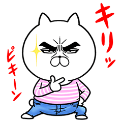 目ヂカラ☆にゃんこ×ユニクロ