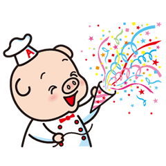 こぶたのクックハピネススタンプ 第二弾