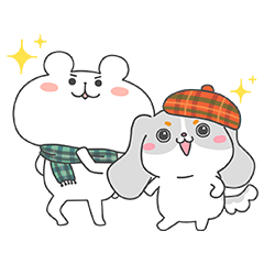 ファッピー×ゆるくま★コラボスタンプ