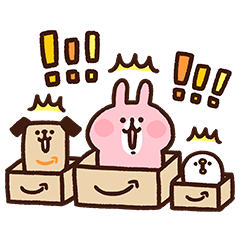 アマゾンポチ×カナヘイ コラボスタンプ