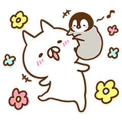 ねこぺん日和×マツキヨコラボスタンプ