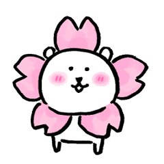 自分ツッコミくま 春