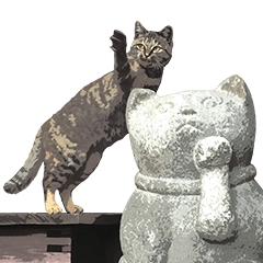 岩合光昭 ネコスタンプ『ねこの京都』