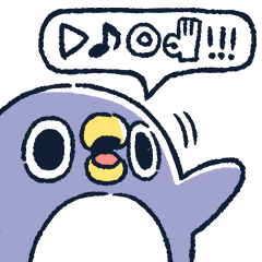 なにか伝えたいペンギン