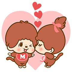 モンチッチ×うるにゃんコラボスタンプ