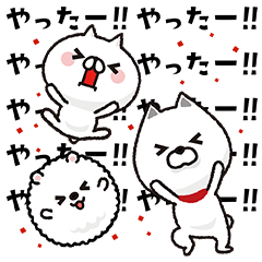 全力でリアクションするネコ×ソフトバンク