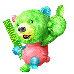 サランラップ®の、たぶん、クマ。第二弾！