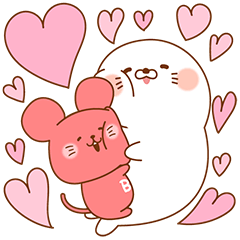 毒舌あざらし×チューイチ★コラボスタンプを実際にゲットして、トークで遊んでみた。