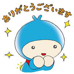 “やさしい”スタンプ（手書きver.）を実際にゲットして、トークで遊んでみた。