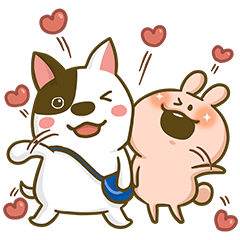 かまってウサちゃん×たま丸コラボスタンプを実際にゲットして、トークで遊んでみた。