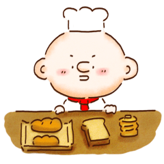 つむぱぱスタンプを実際にゲットして、トークで遊んでみた。