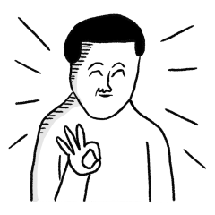 とっても使える凡人スタンプを実際にゲットして、トークで遊んでみた。