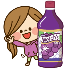 かわいい主婦の1日×「ウェルチ」スタンプを実際にゲットして、トークで遊んでみた。