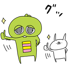 ガチャピン×うさぎ帝国を実際にゲットして、トークで遊んでみた。