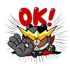 LINE レンジャー ４周年記念スタンプを実際にゲットして、トークで遊んでみた。